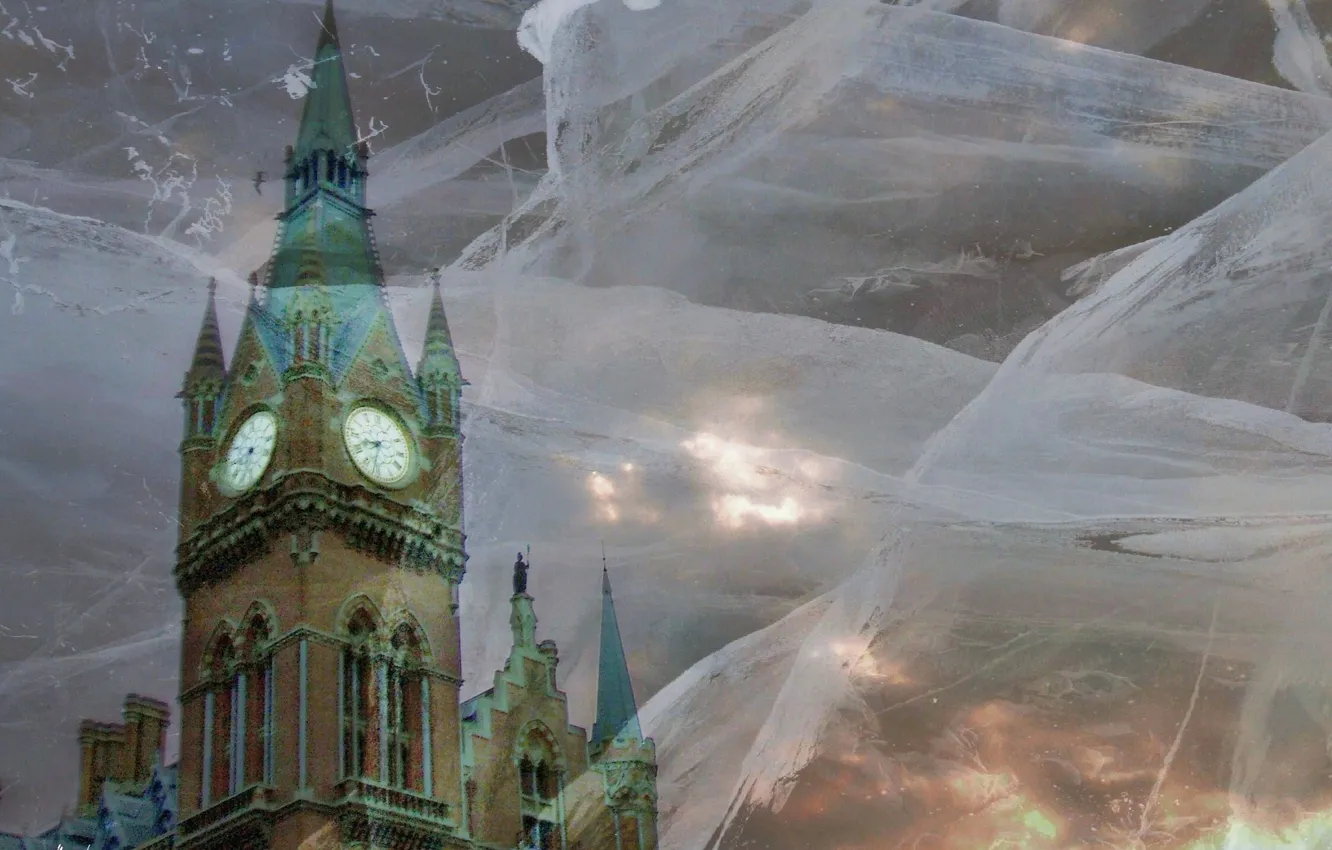 Photo wallpaper city, London, England, KING CROSS