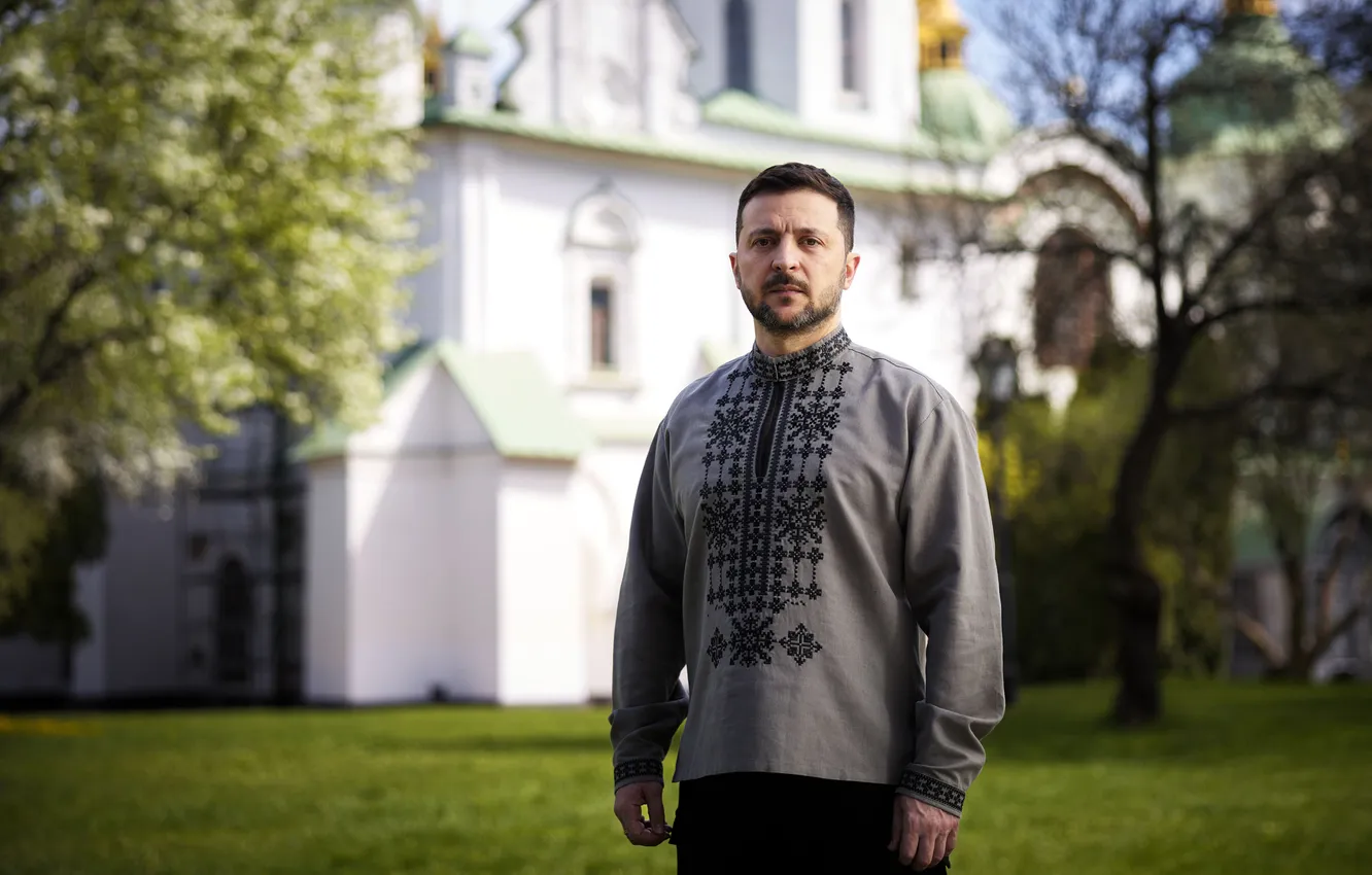 Photo wallpaper President, Volodymyr Zelenskyy, Ukraine