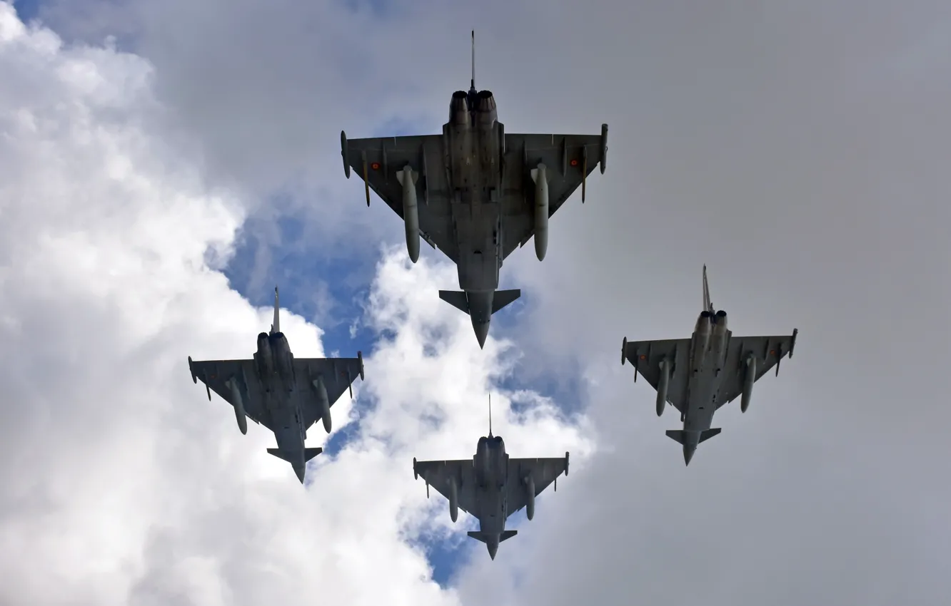 Photo wallpaper weapons, aircraft, Eurofighter Typhoon