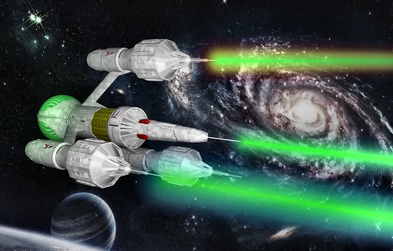 Photo wallpaper space, science fiction, Liberator, Blakes 7