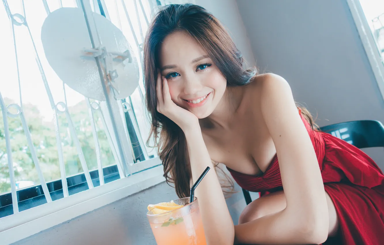 Photo wallpaper face, smile, cutie