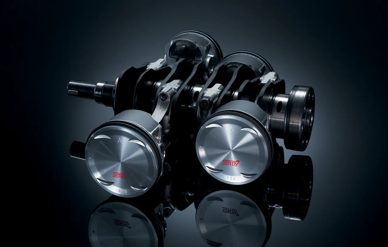 Photo wallpaper Subaru, WRX, STI, the piston