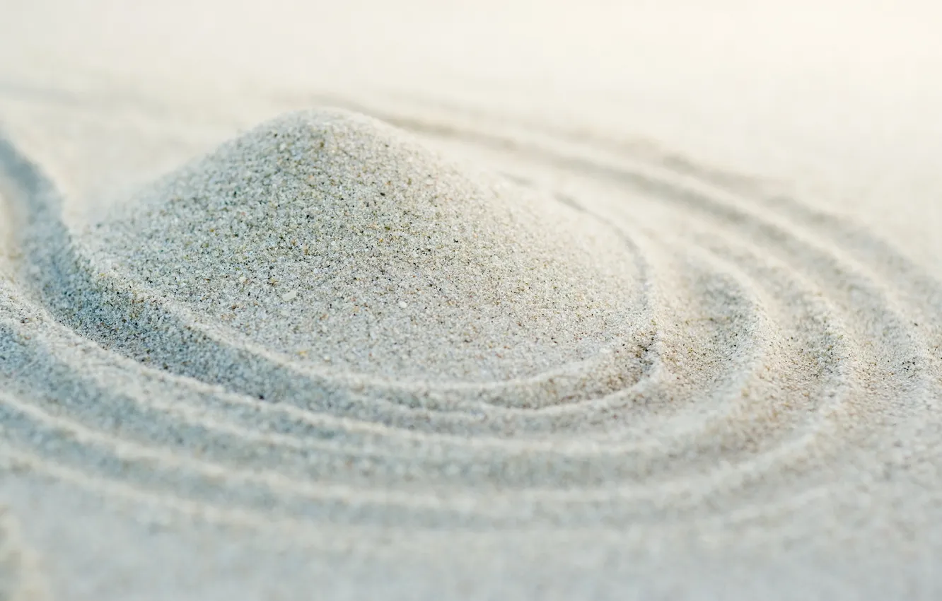 Photo wallpaper sand, line, pattern