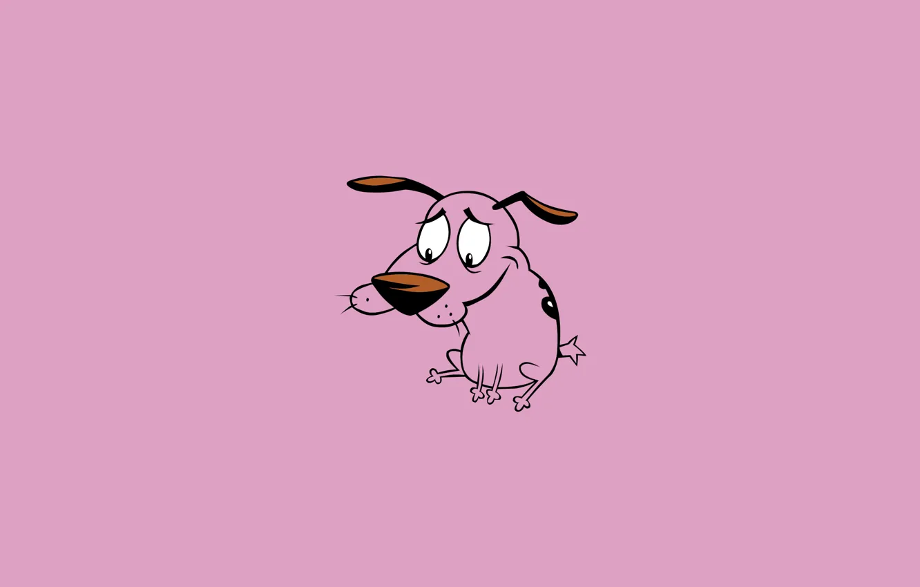 Photo wallpaper emotions, dog, Courage the cowardly dog, Courage - the cowardly dog, Courage