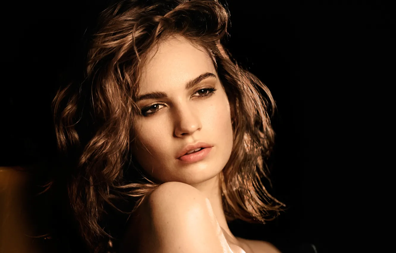 Photo wallpaper model, portrait, spirit, makeup, advertising, actress, hairstyle, brown hair