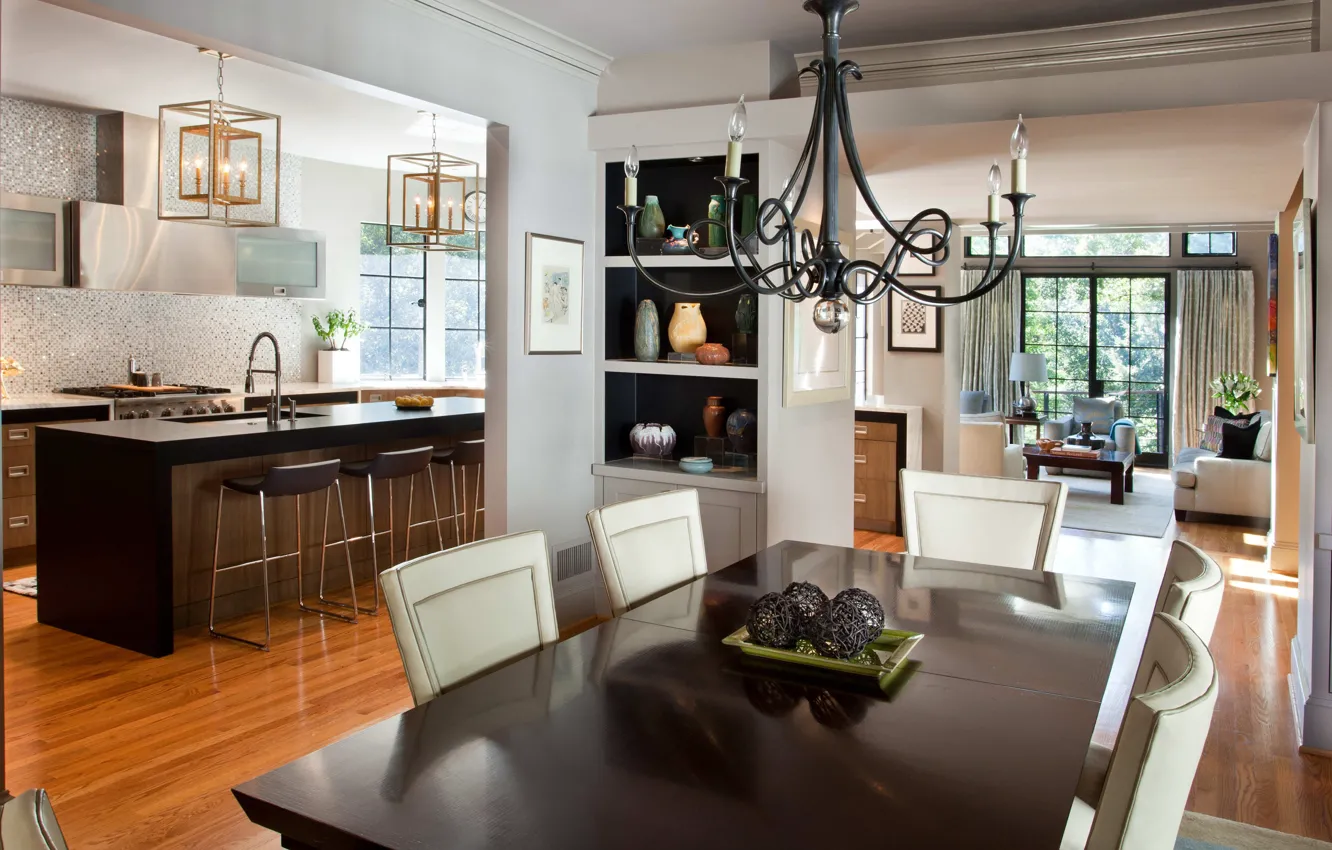 Photo wallpaper villa, luxury, living space