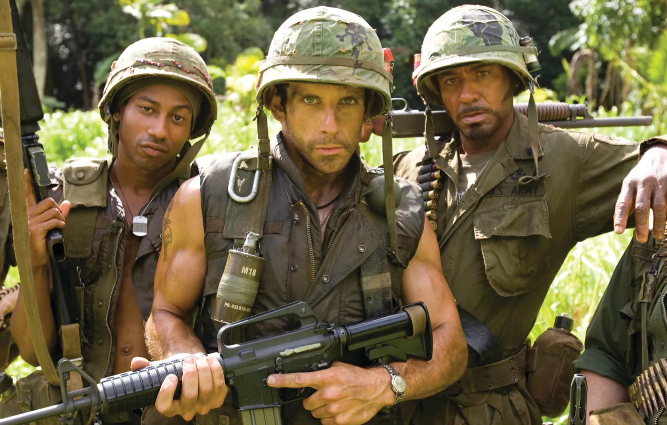 Photo wallpaper zdorovskie actors, Ben Stiller, cool filmets, Thunder