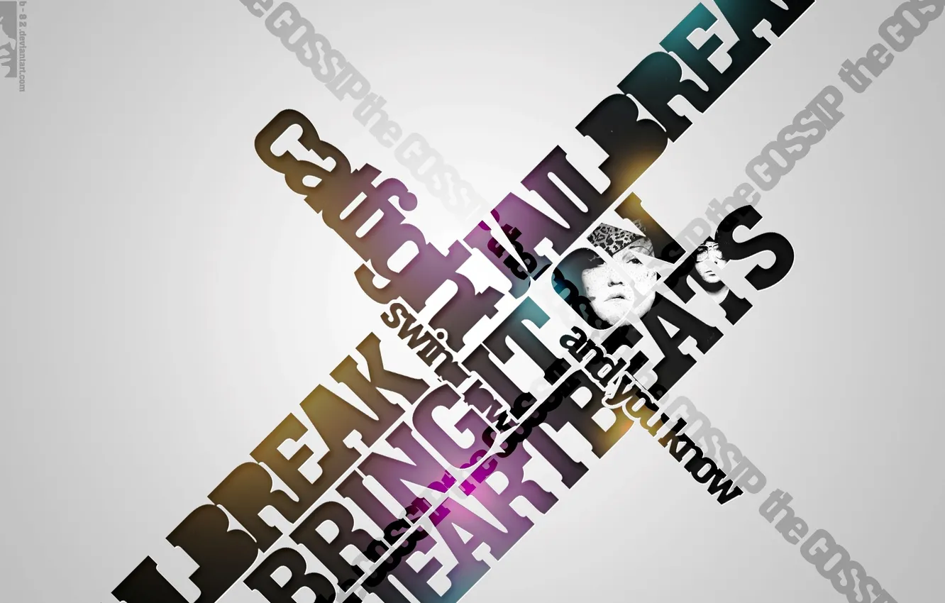 Photo wallpaper text, style, creative, the inscription, art