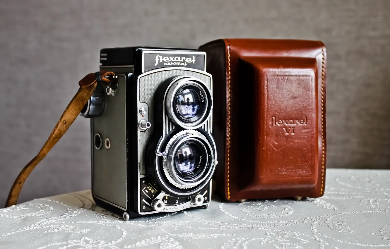 Photo wallpaper camera, Czechoslovakia, Flexaret