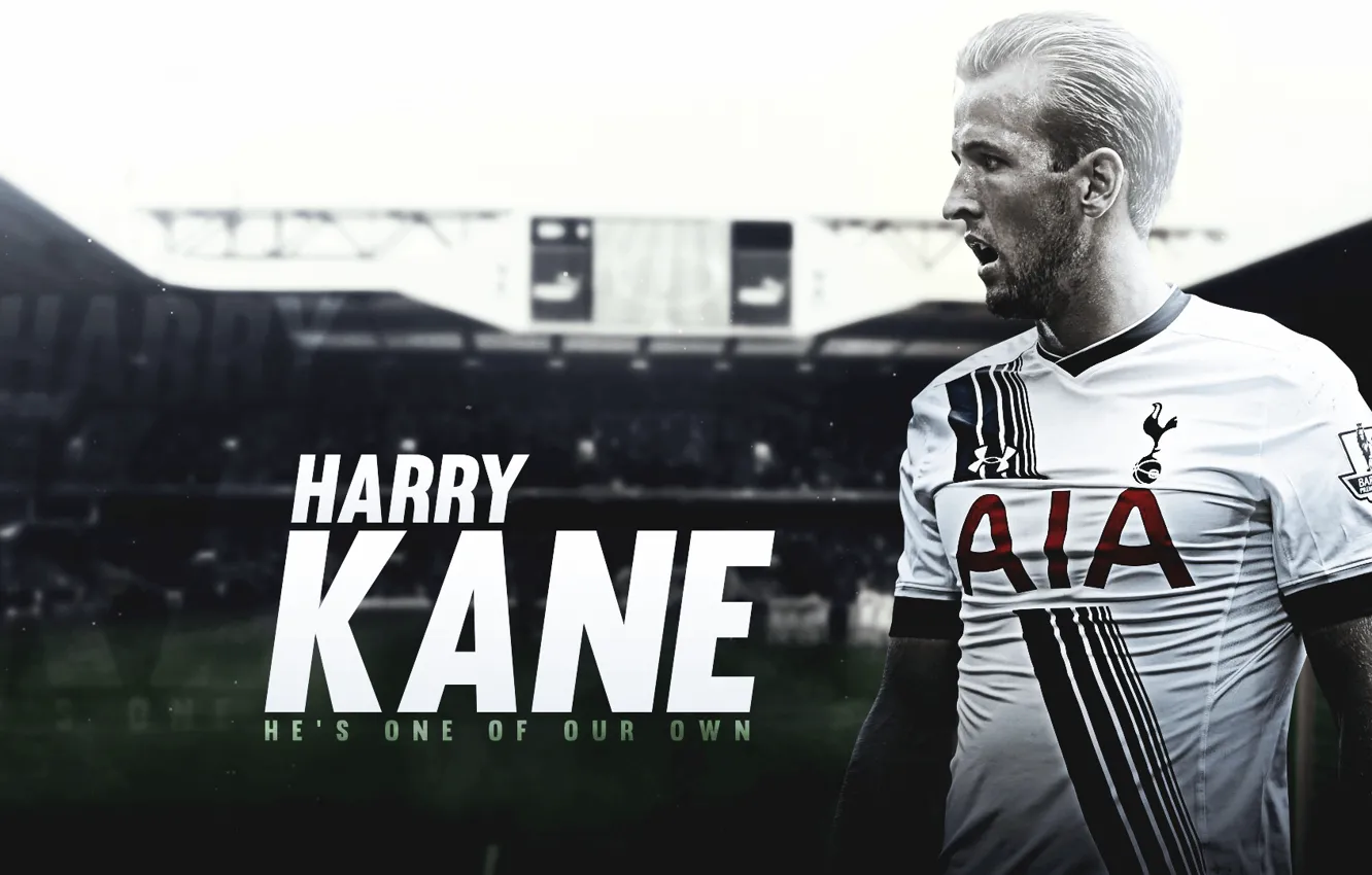 Photo wallpaper wallpaper, sport, logo, football, player, Tottenham Hotspur, Hurry Kane