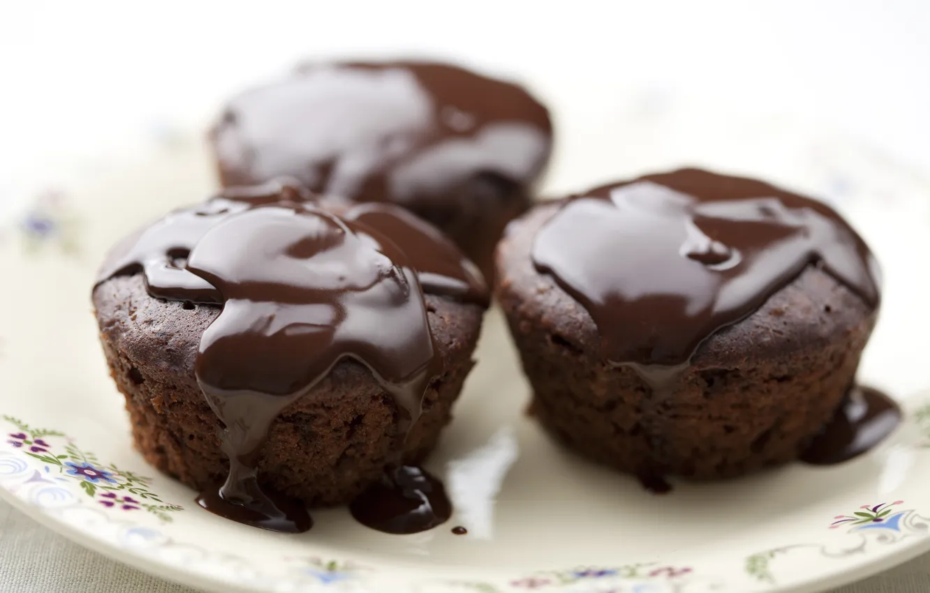 Photo wallpaper chocolate, chocolate cake, baked, chocolate coating
