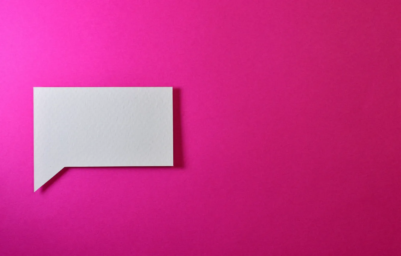 Photo wallpaper Paper, Wallpaper, Message, Pink background
