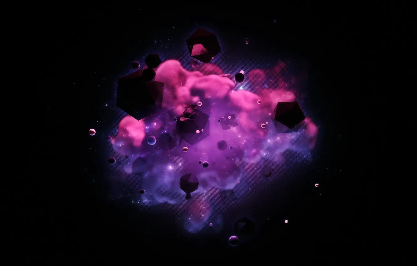 Photo wallpaper space, abstraction, background, digital art, hq Wallpapers