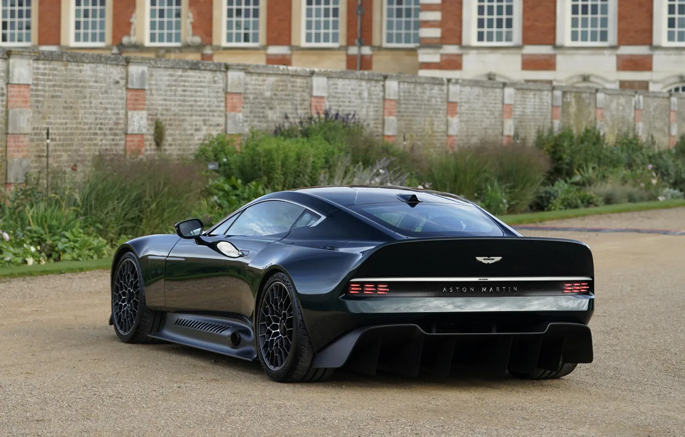 Photo wallpaper Aston Martin, coupe, back, V12, Victor, 2020