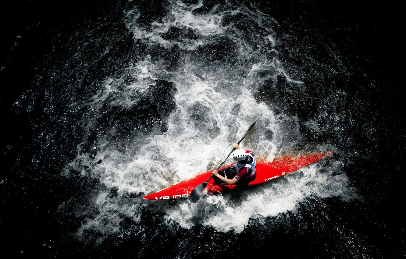 Photo wallpaper water, river, sport, boat, people, rowing
