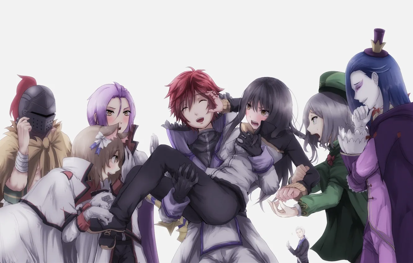 Photo wallpaper girl, anime, art, knight, Re: Zero kara hajime chip isek or Seikatsu, From scratch