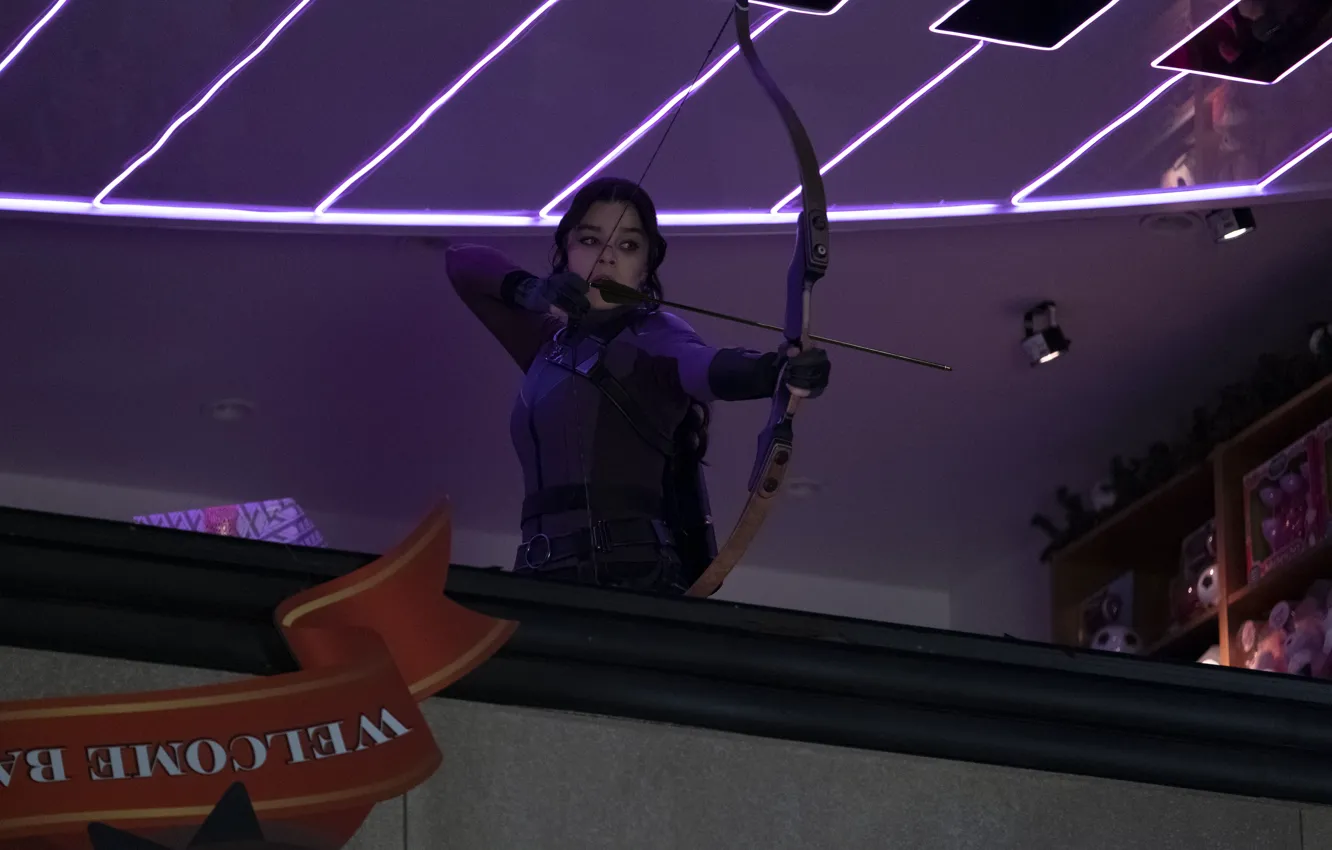 Photo wallpaper Hawkeye, Marvel Studios, Hailey Steinfeld