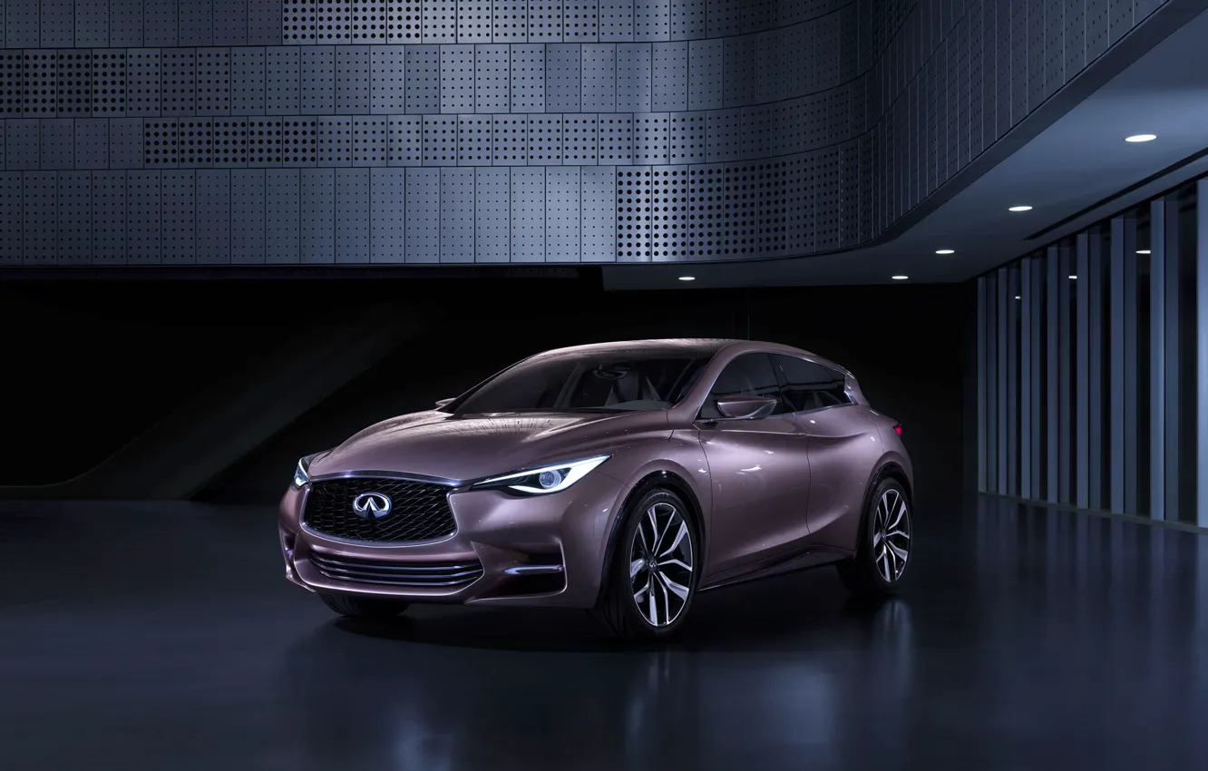 Photo wallpaper Concept, Infiniti, Front, view, Left, Q30
