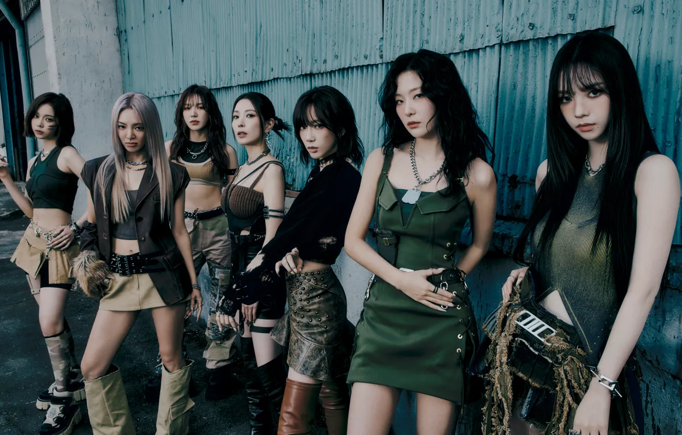 Photo wallpaper model, women, brunette, asian, korean model, Kim Taeyeon, Korean women