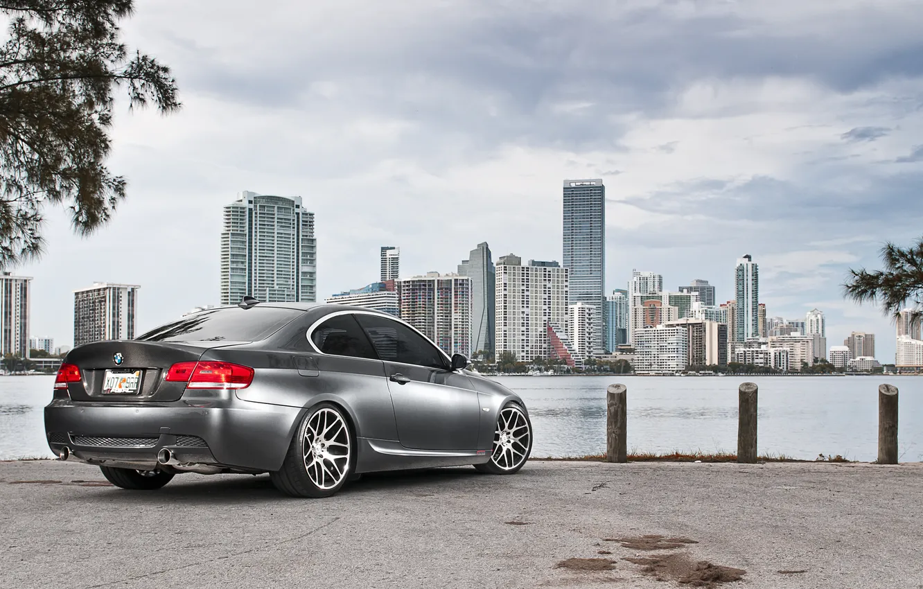 Photo wallpaper city, BMW, cars, auto, bmw m3, wallpapers auto, Wallpaper HD