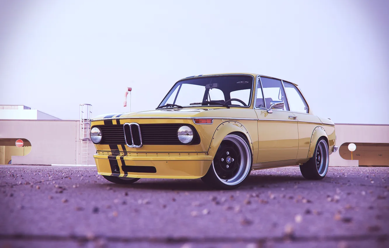 Photo wallpaper BMW, turbo, 2002