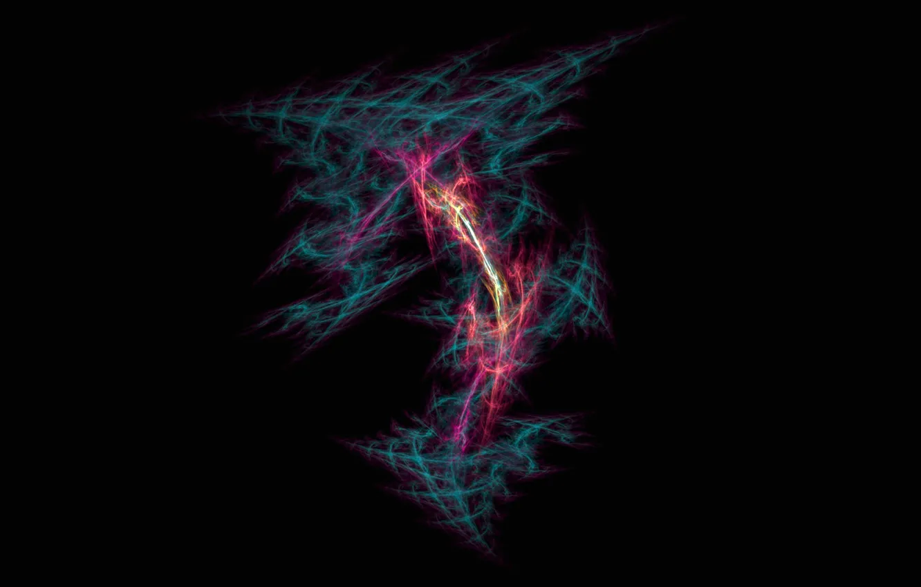 Photo wallpaper rays, light, the darkness, paint, smoke, gas