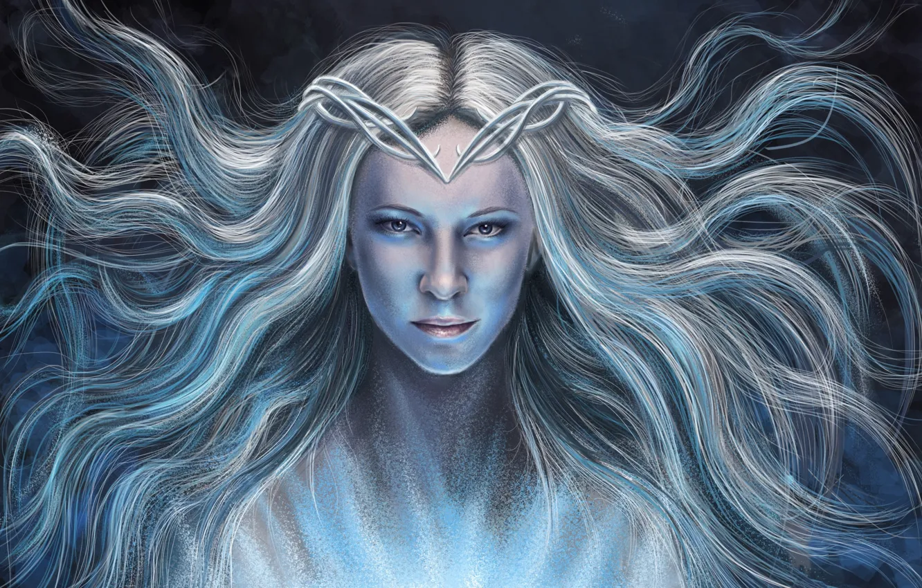 Photo wallpaper look, girl, movie, hair, the Lord of the rings, art, The Lord of the Rings, …