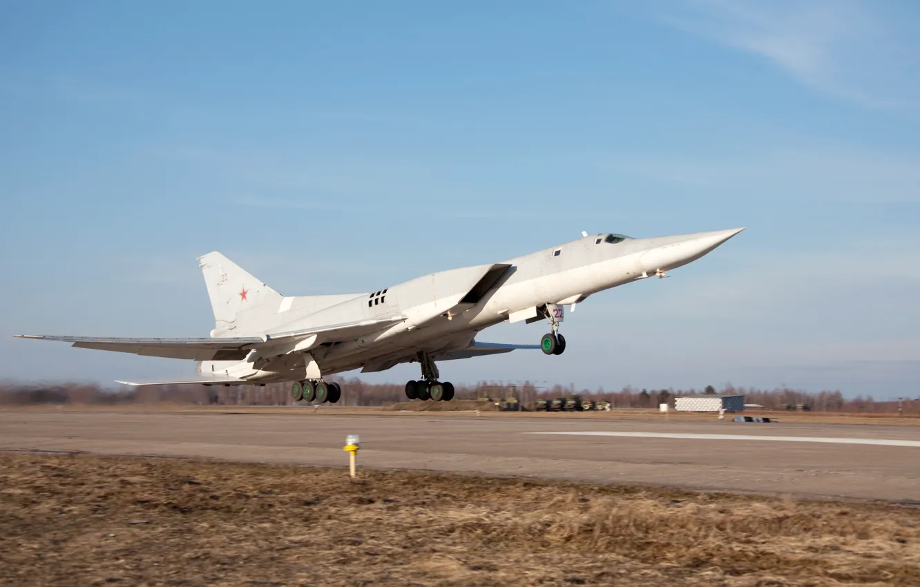 Photo wallpaper the rise, far, supersonic, Tu-22M3, submarine bomber