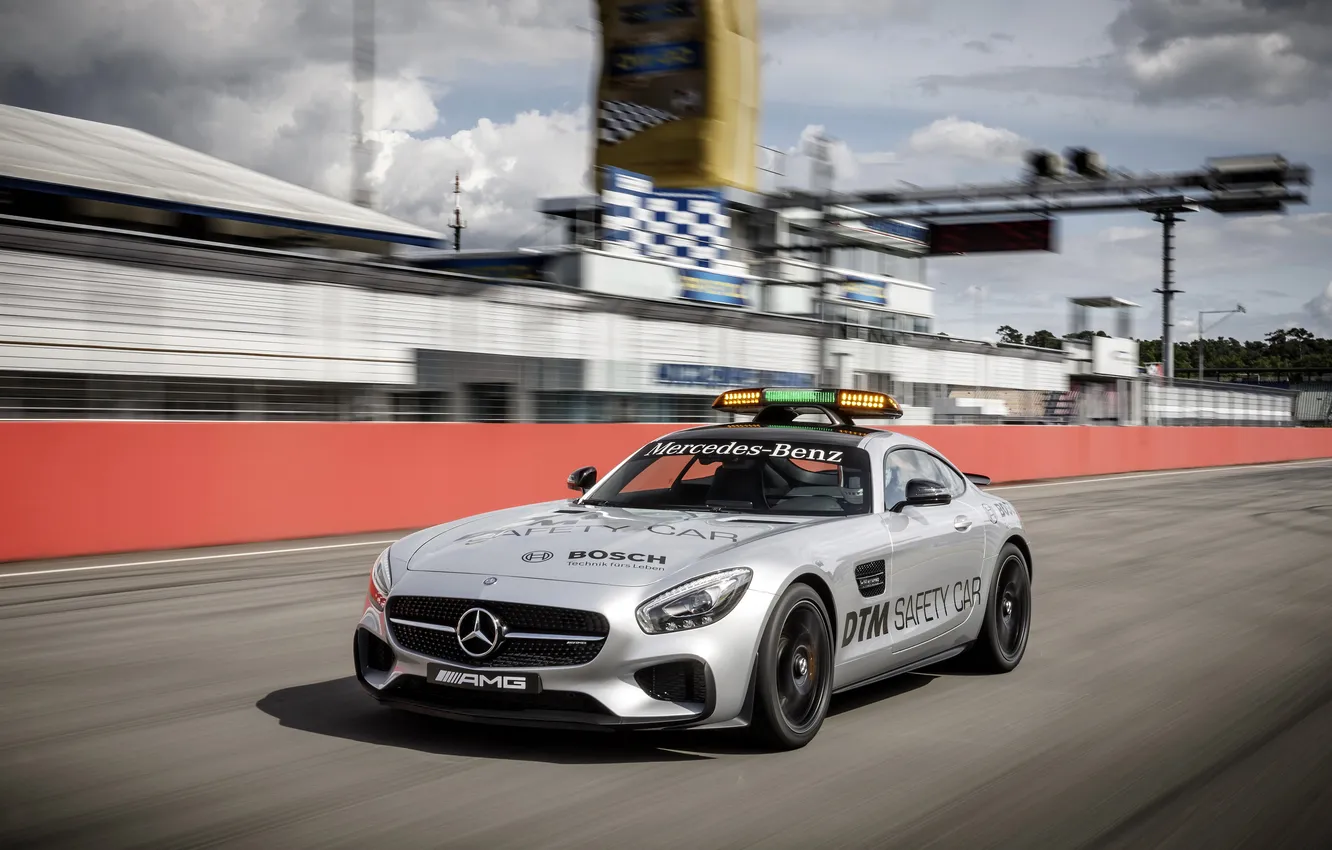 Photo wallpaper Mercedes, Mercedes, AMG, DTM, Safety Car, 2015, GT S, C190