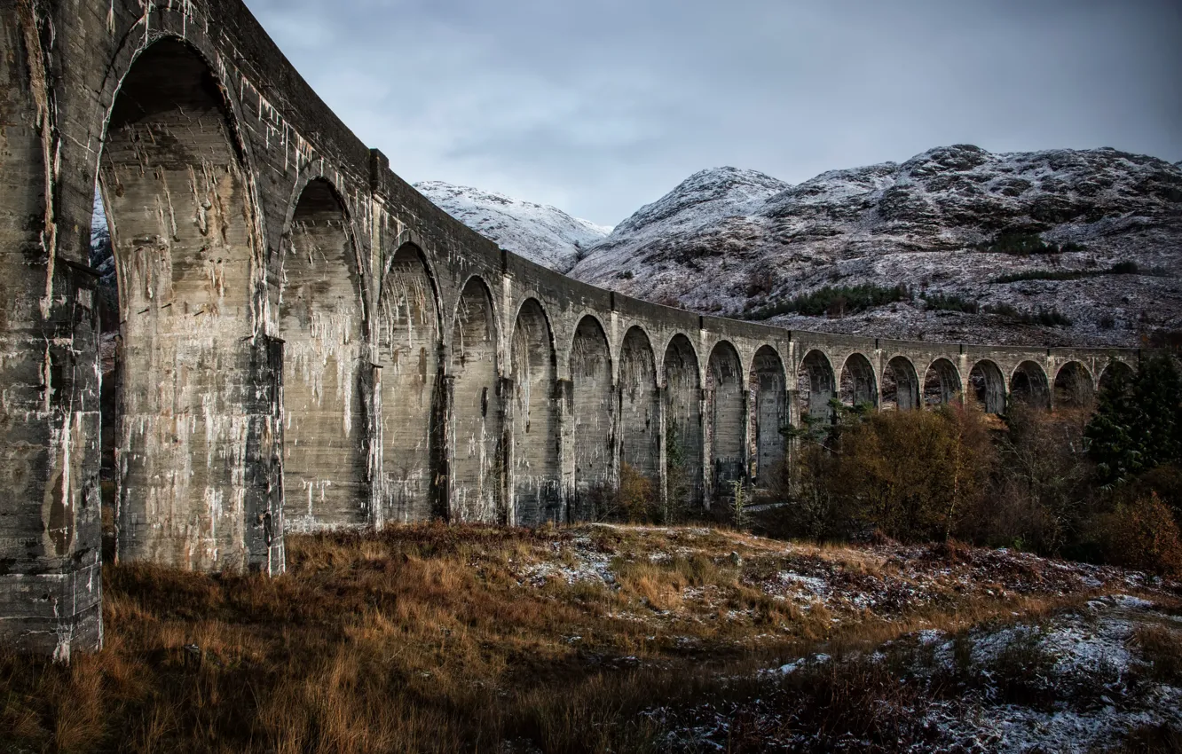 Photo wallpaper bridge, Viaduct, Glenfinnan