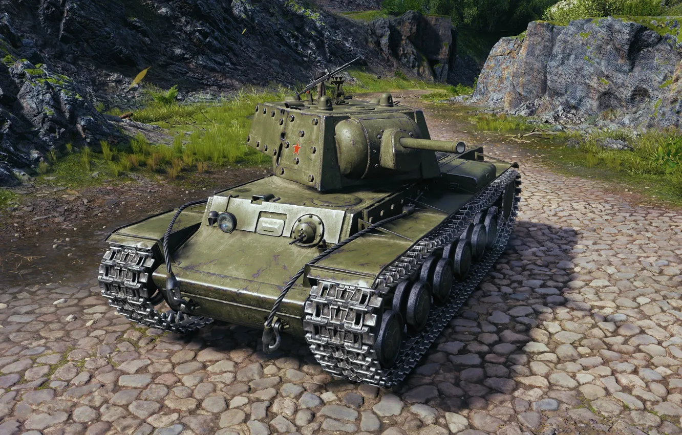Photo wallpaper USSR, Heavy Tank, Shielded, KV-1E