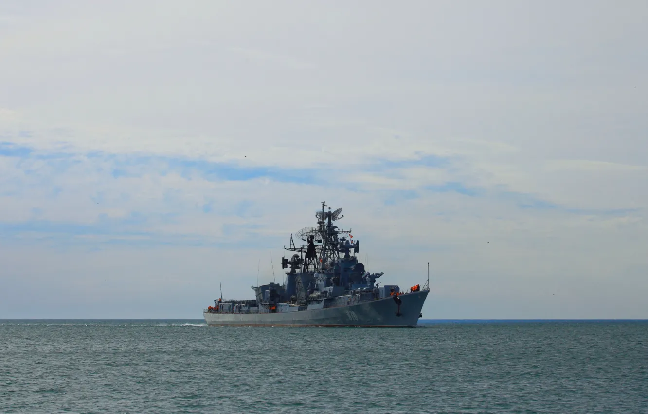 Photo wallpaper the black sea, Navy, project 61, quick-witted