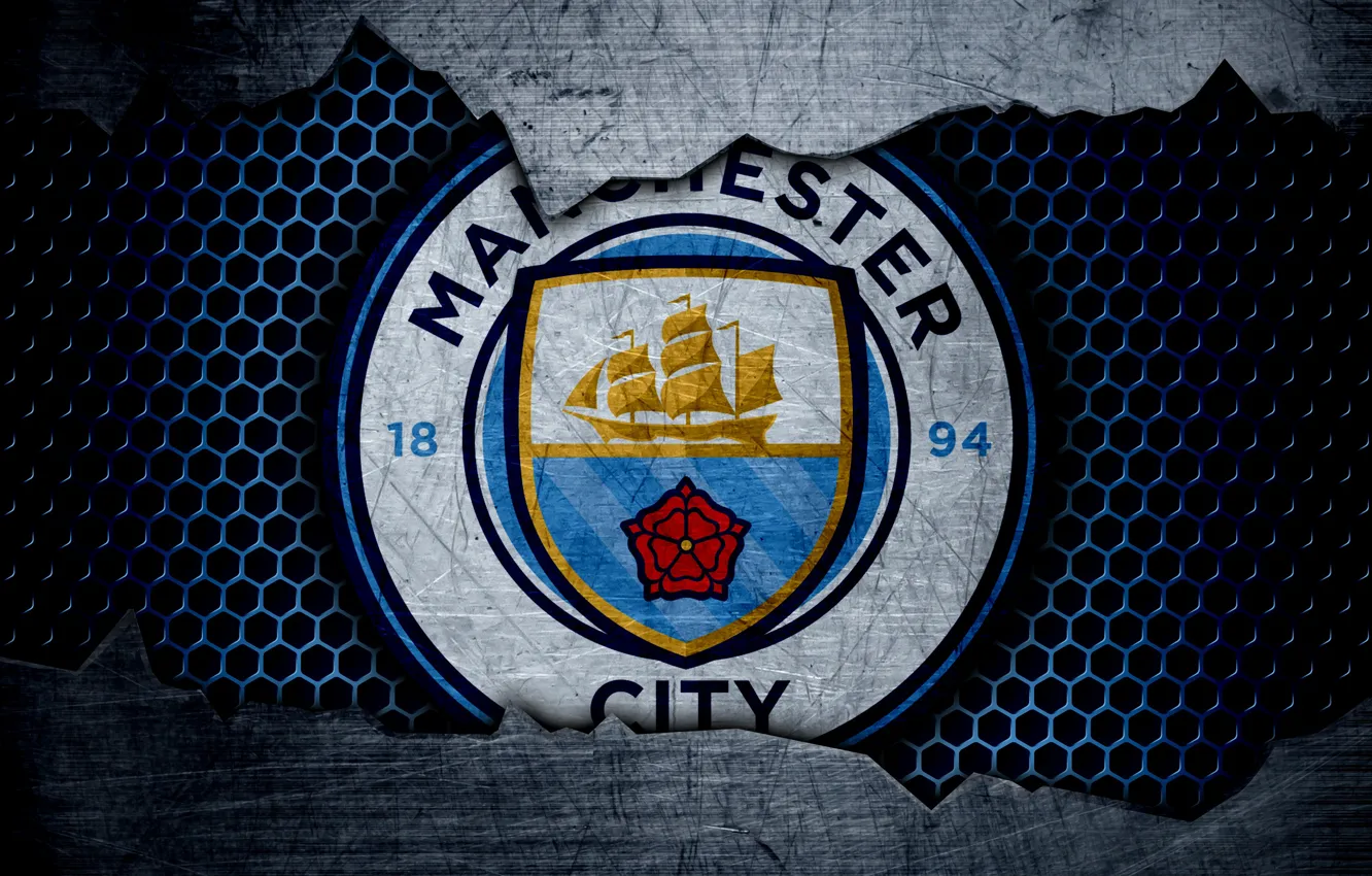 Photo wallpaper wallpaper, logo, football, Sport, Manchester City