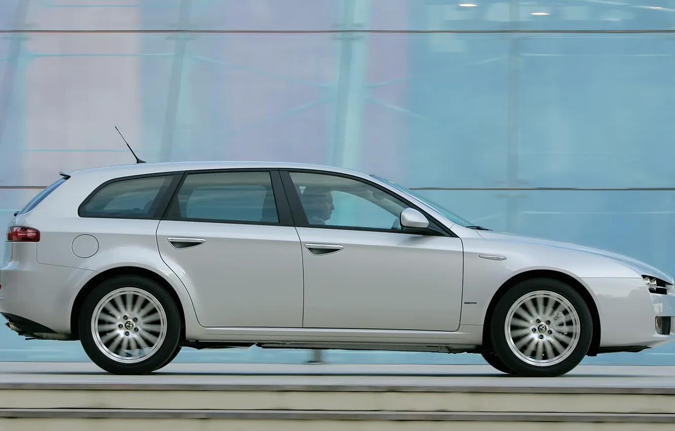 Photo wallpaper Alfa Romeo, Silver, Alfa Romeo Wallpaper, Alfa Sportwagon, Sportwagon, Alfa Romeo 159 Wallpaper, Alfa Romeo …