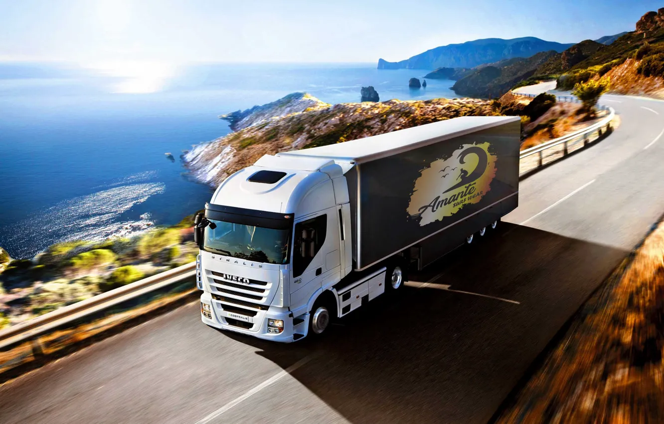 Photo wallpaper logo, LOVER, Caminhao