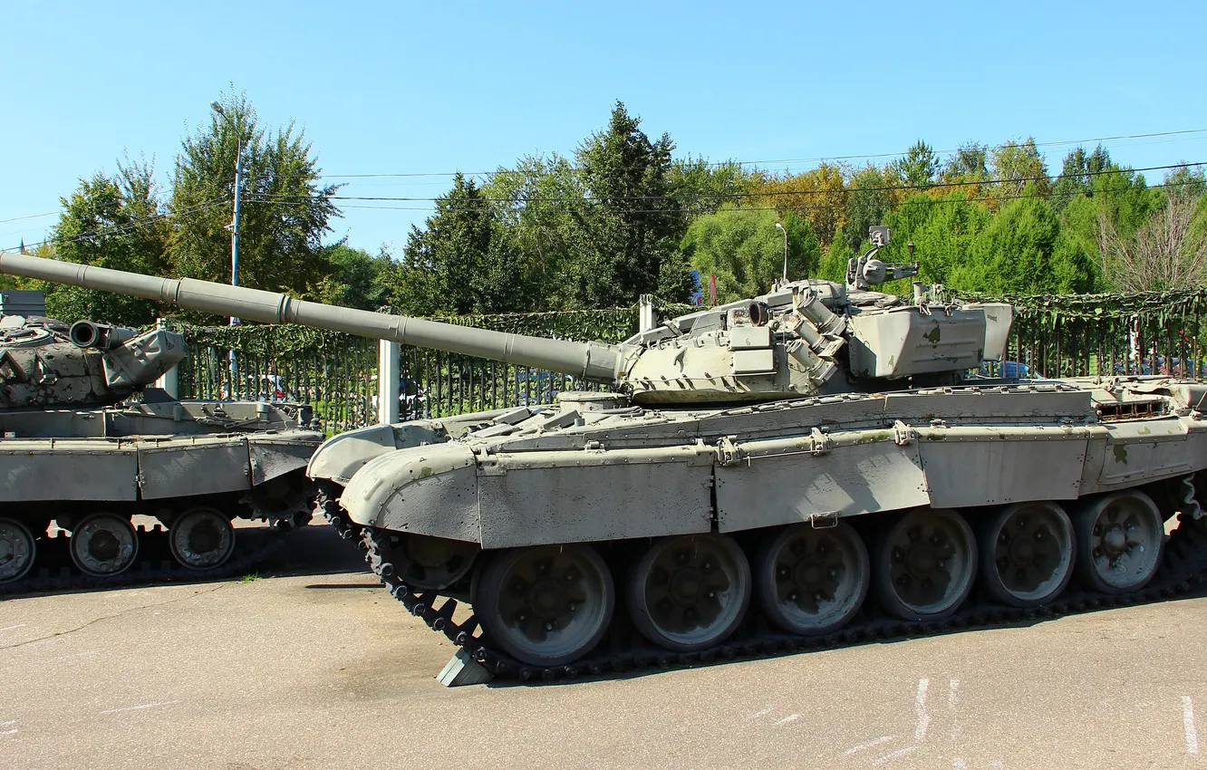 Photo wallpaper Moscow, USSR, Tank, T-72, Poklonnaya Gora, The Museum of G.O.R.A.