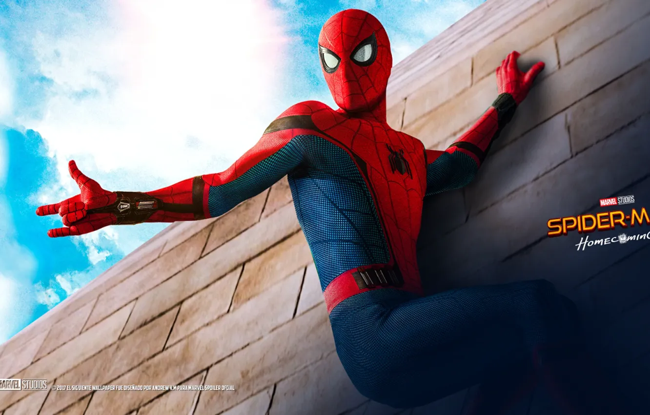 Photo wallpaper Marvel Comics, Peter Parker, Movie, Tom Holland, Spider-Man: Homecoming, Spider-man: the Return Home