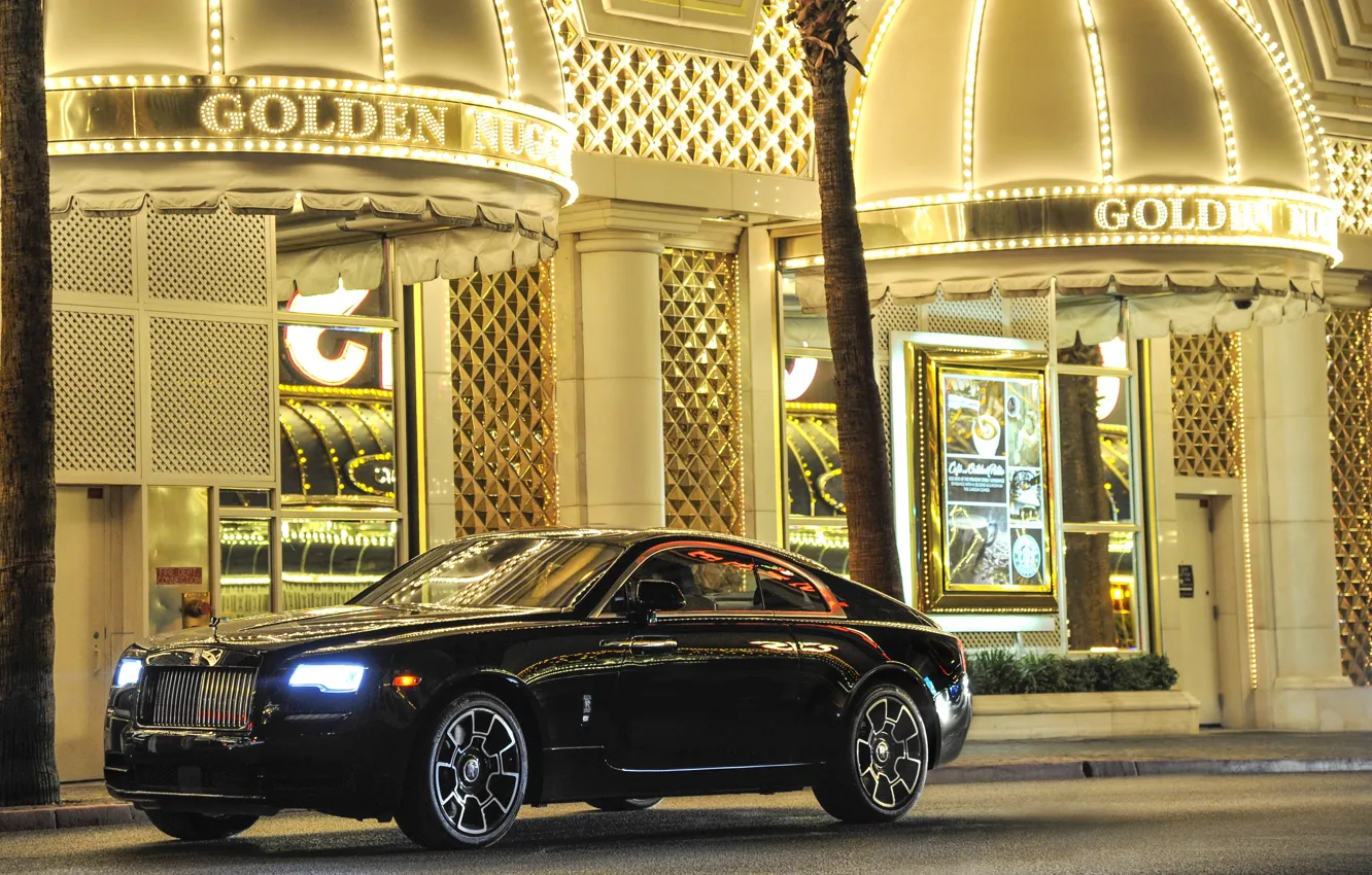 Photo wallpaper car, auto, Rolls-Royce, wallpapers, nice, rolls-Royce, Wraith, luxury