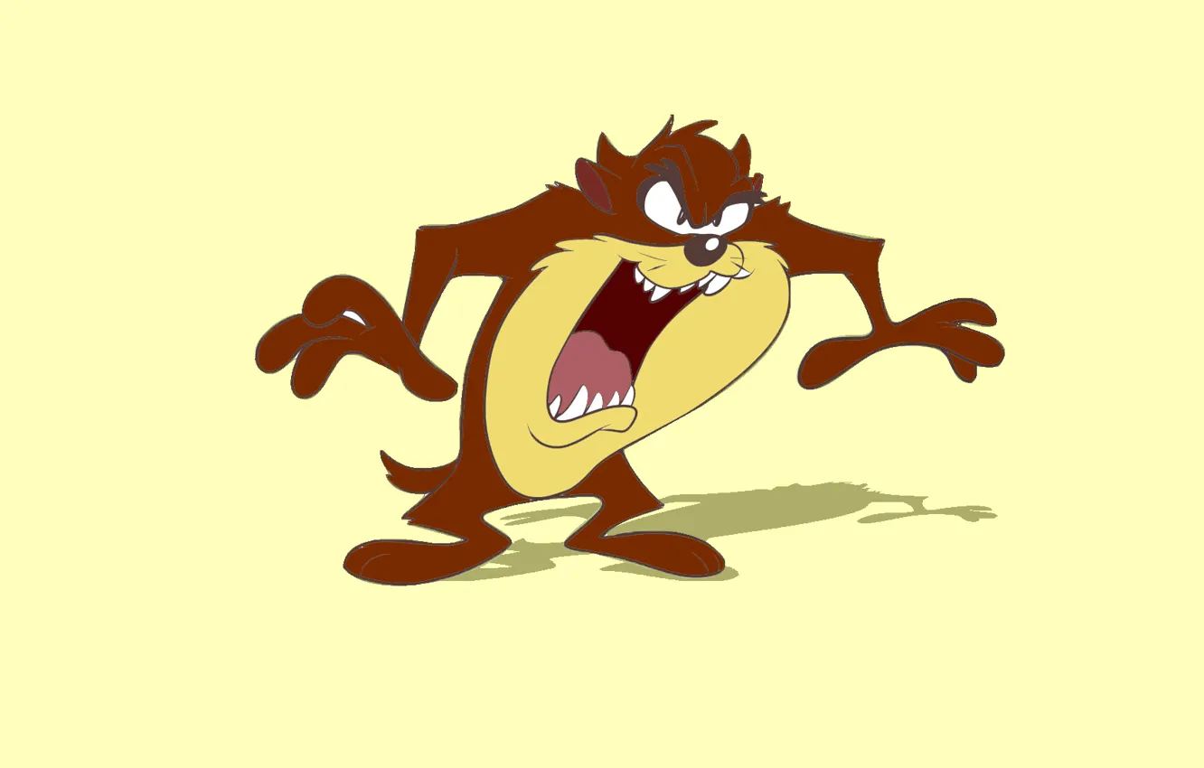 Photo wallpaper minimalism, Tasmanian, Taz-Mania, Taz, Minimalism, Tasmanian devil