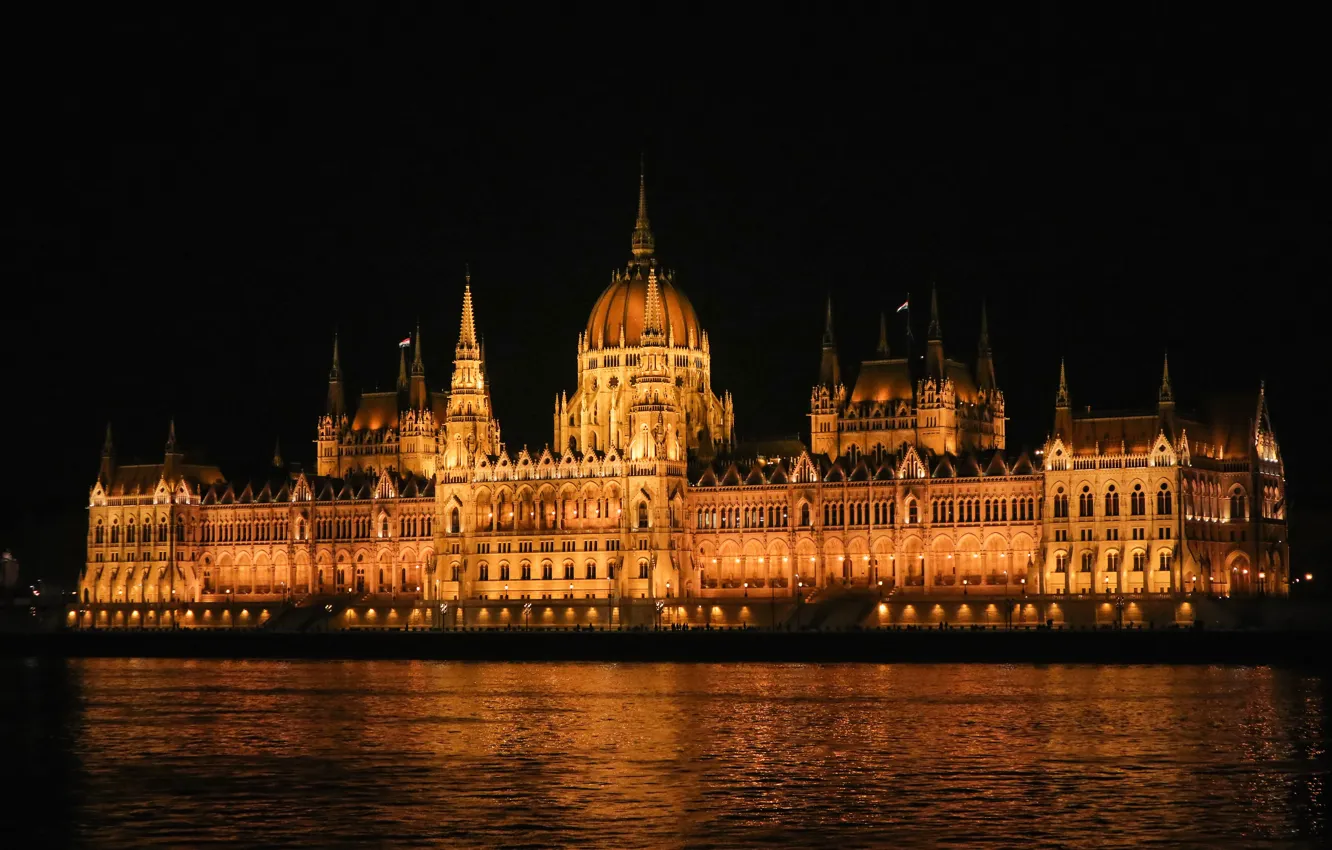 Photo wallpaper light, sea, night, building, Culture, Te Lun Or Yang