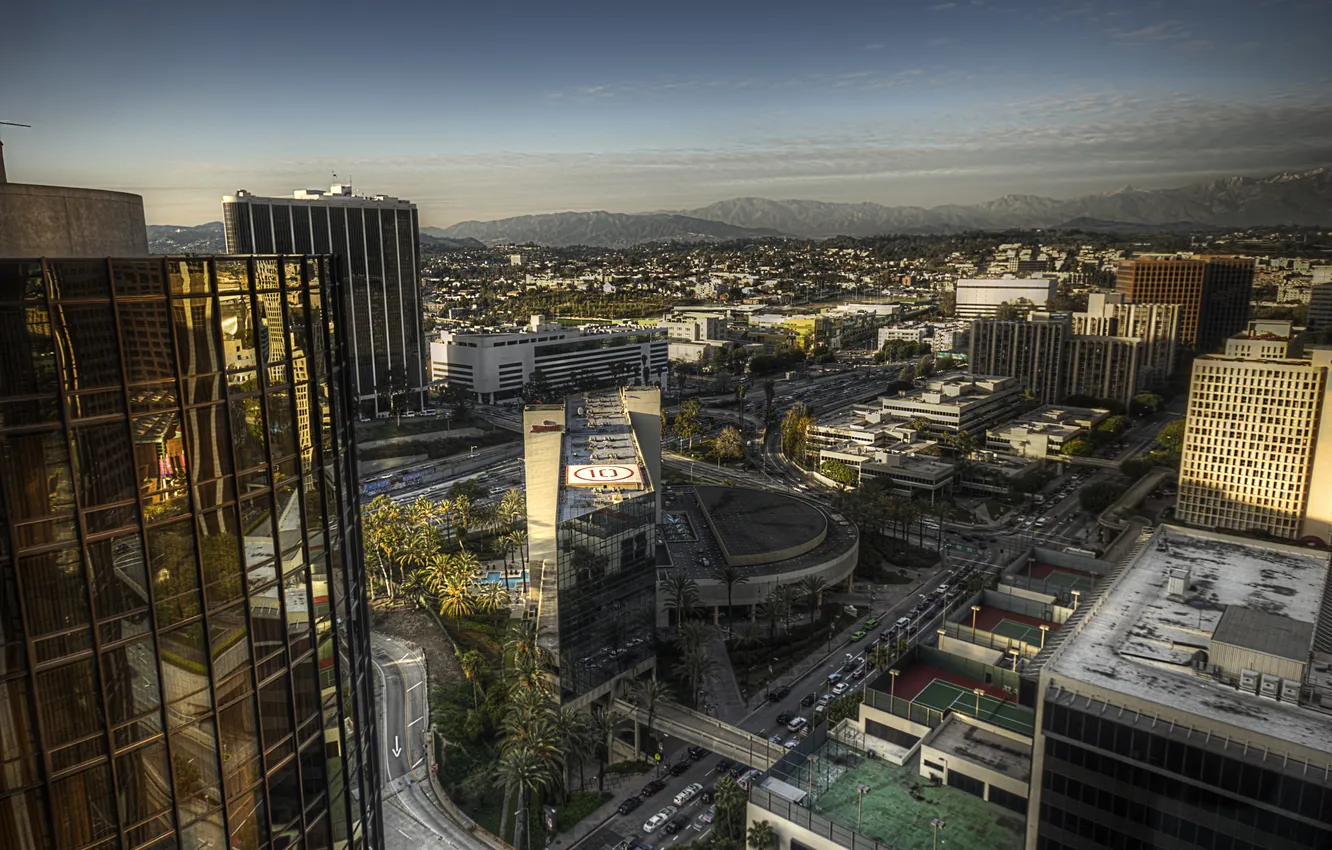 Photo wallpaper the city, USA, Los Angeles, L.A, Los Angeles