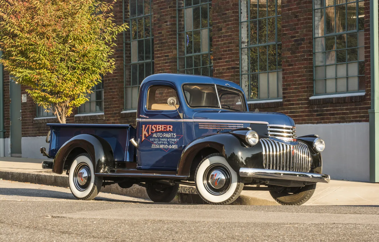 Photo wallpaper background, Chevrolet, Chevrolet, pickup, the front, Truck, 1941, Pickup