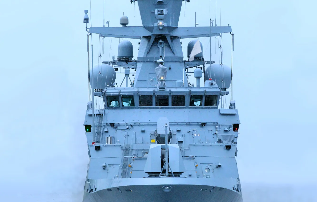 Photo wallpaper Corvette, The German Navy, FGS Cologne