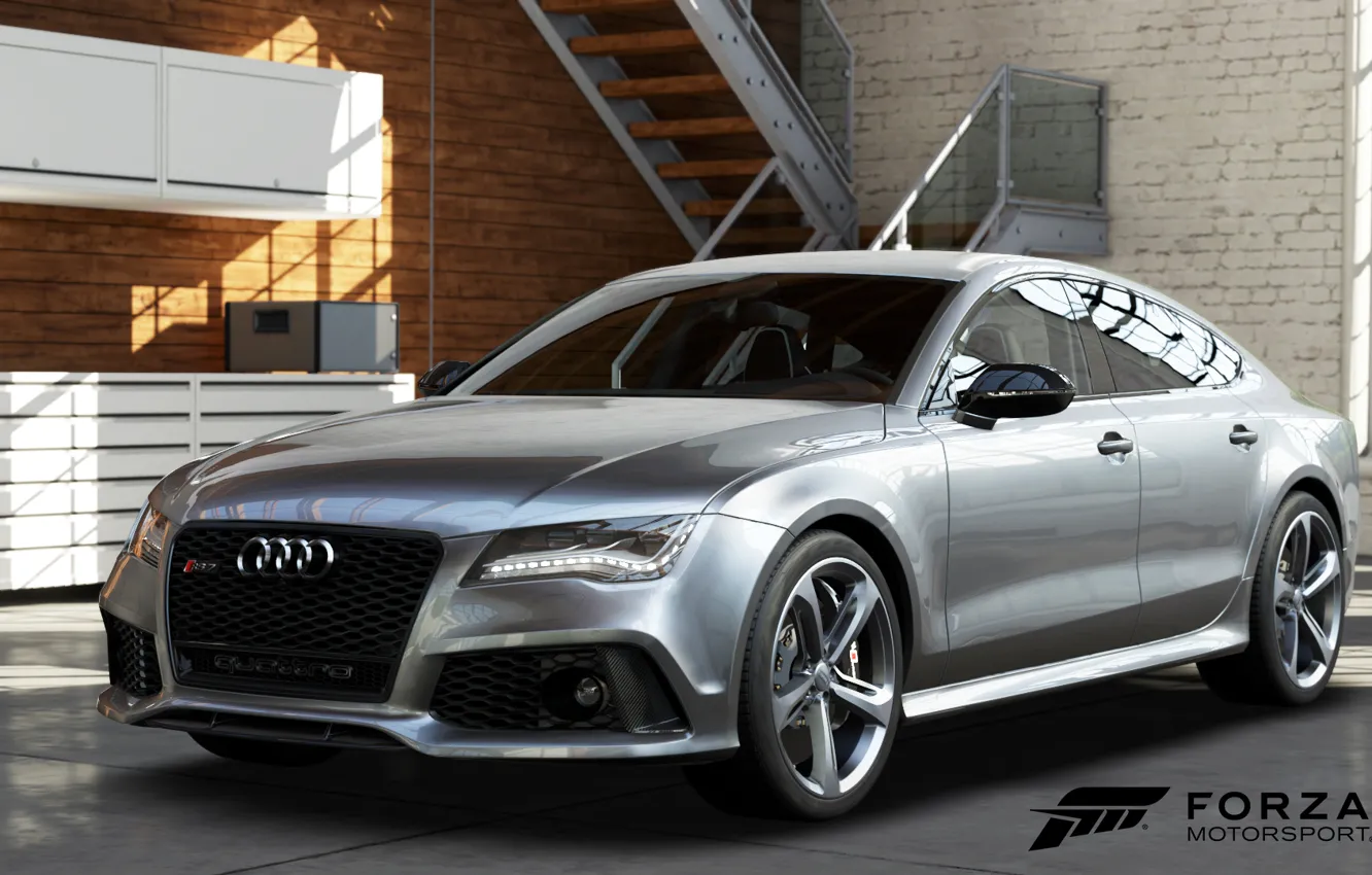 Photo wallpaper 2013, Forza motorsport 5, Xbox One, Audi RS7