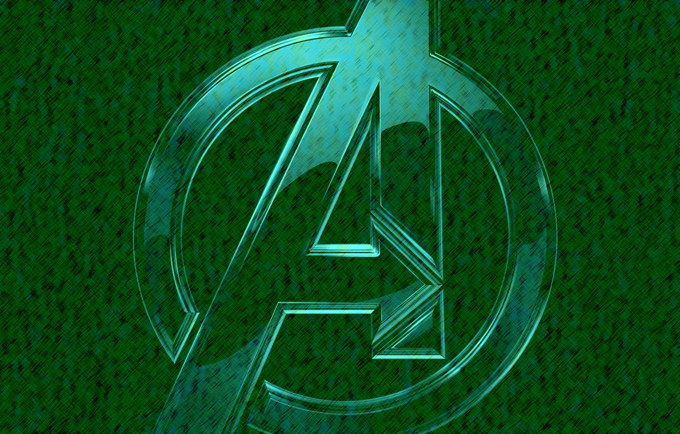 Photo wallpaper Marvel, Avengers, colores, textura, turquesa