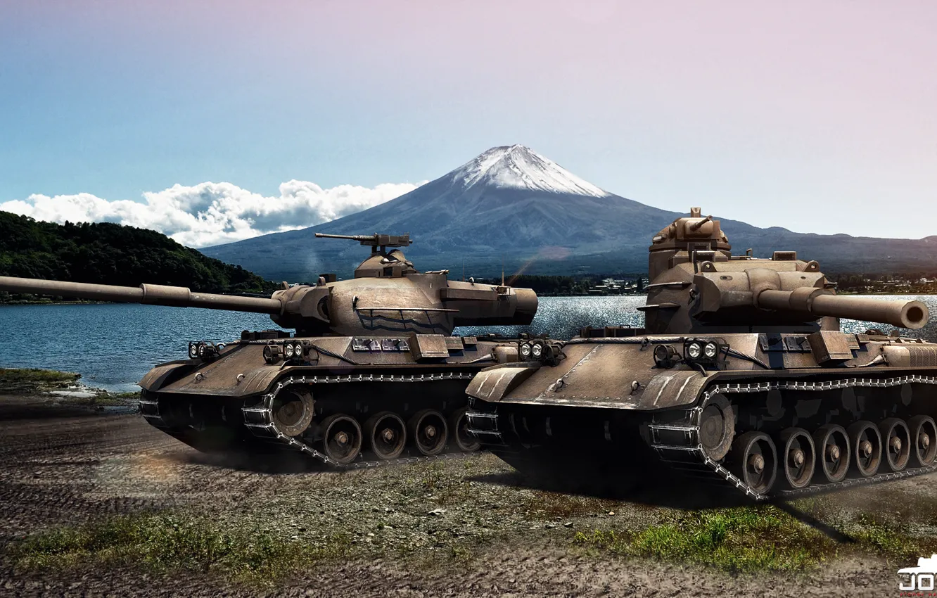Photo wallpaper Tank, World of tanks, World of Tanks, Japanese, WOT, Type 61