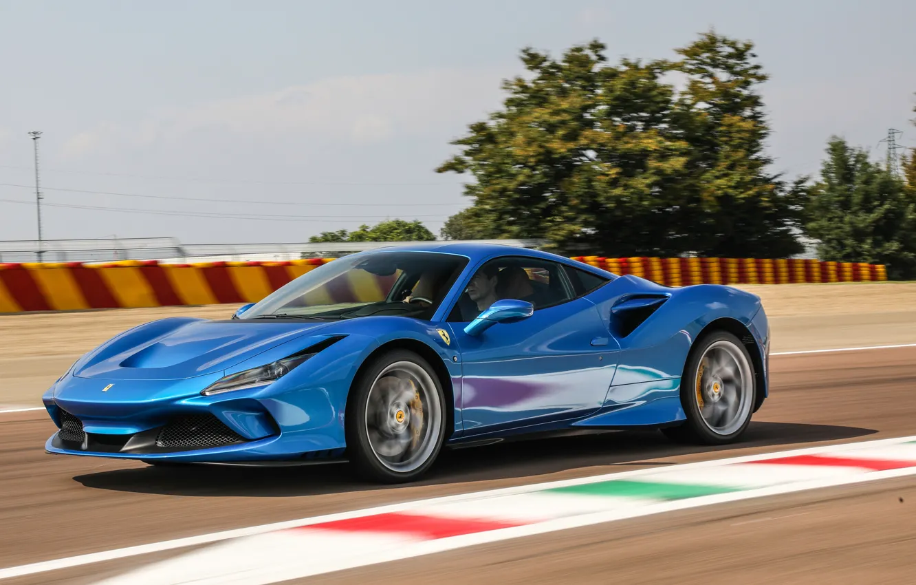 Photo wallpaper speed, Ferrari, supercar, 2019, Tribute, Ferrari F8