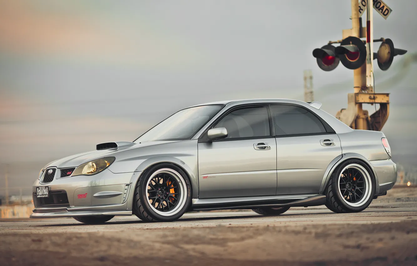 Photo wallpaper tuning, Subaru, subaru impreza sti