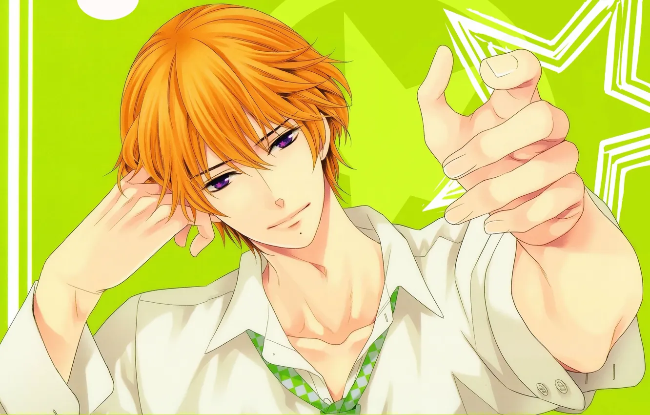 Photo wallpaper look, hand, anime, guy, Brothers Conflict