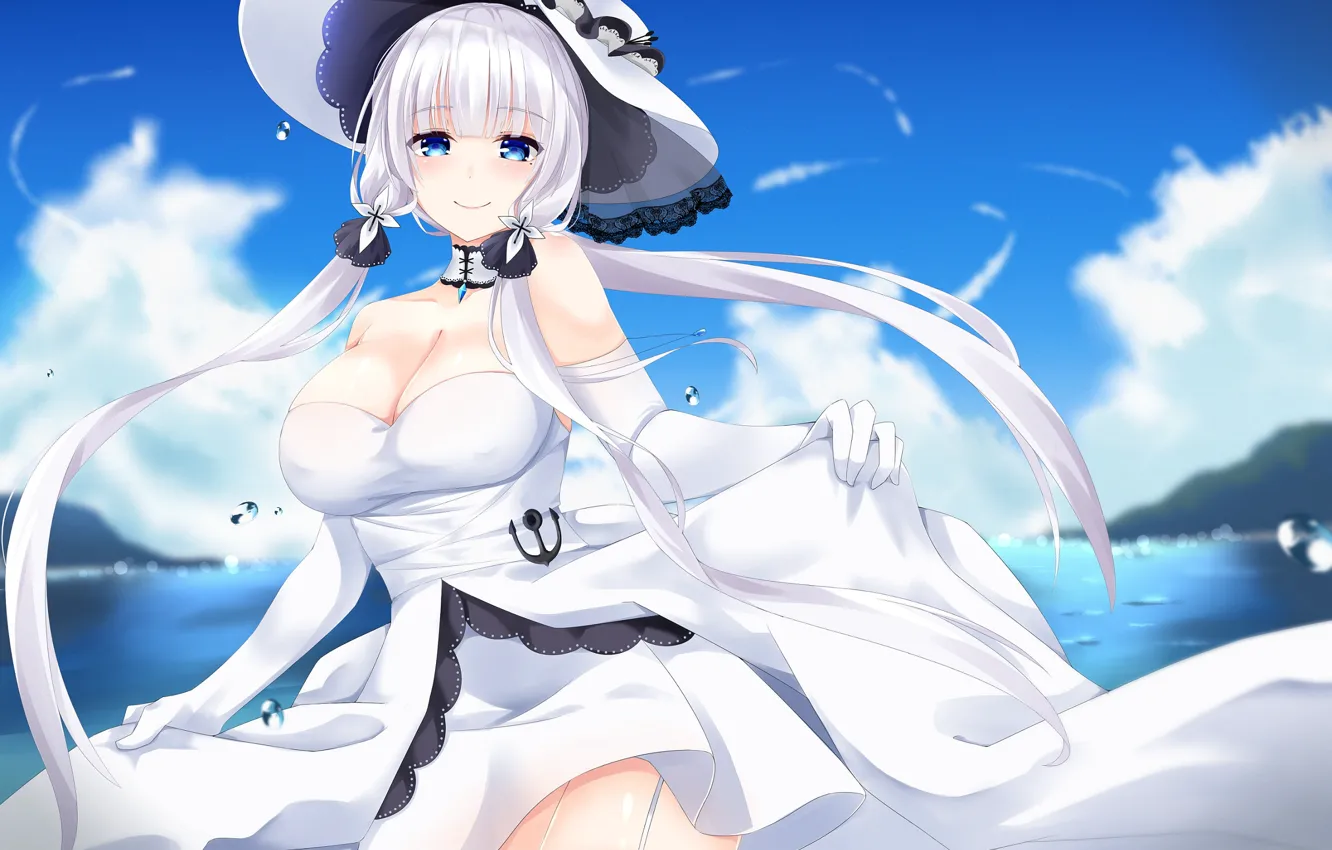 Photo wallpaper girl, anime, art, Azur Lane